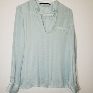 Zara Trafaluc Long Sleeve Pullover Top 835265